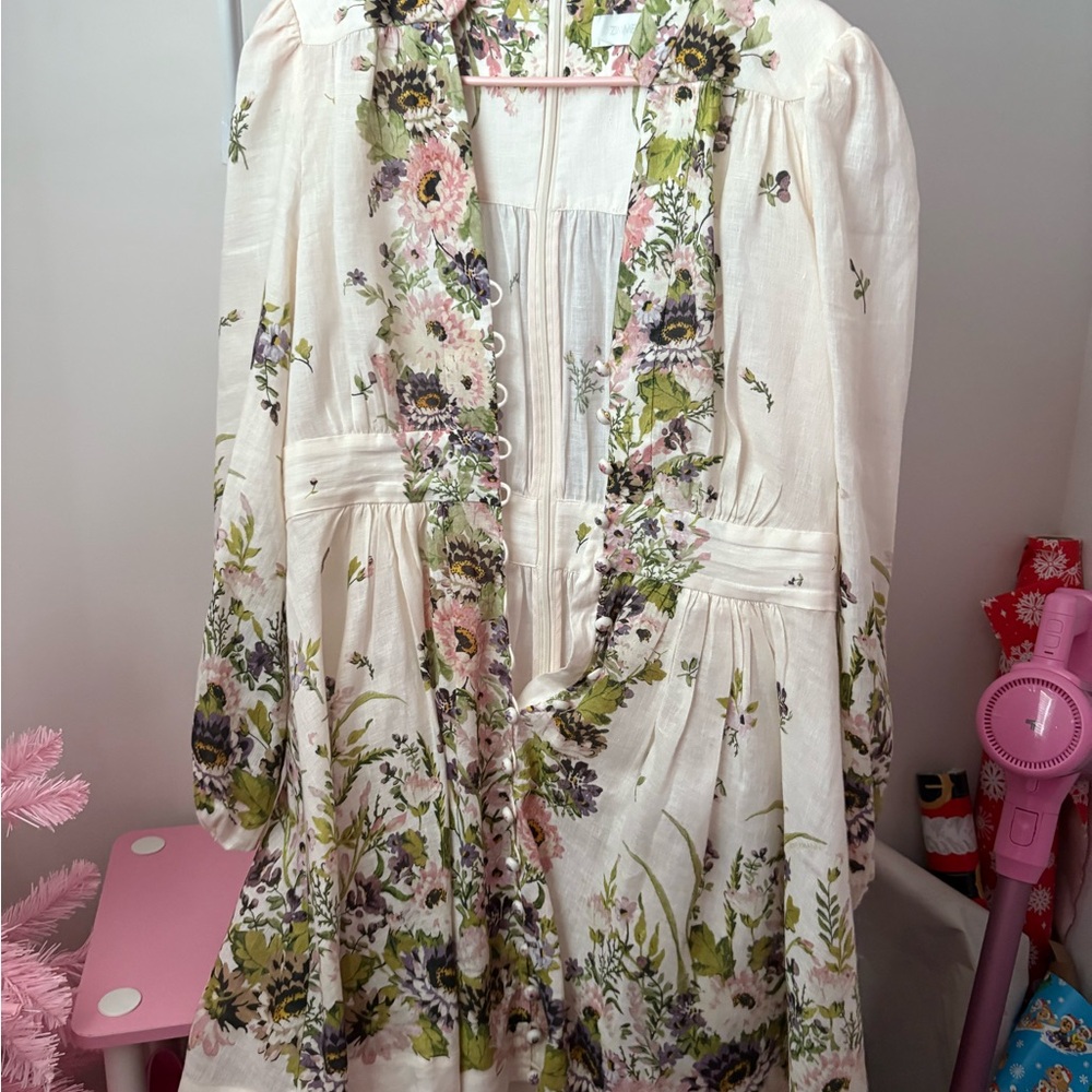 Floral Long Sleeve Dress Zimmermann size 2